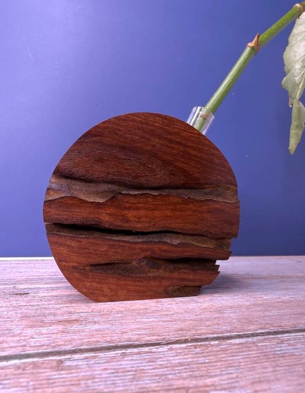 Standing Vase - Red Mallee Burl