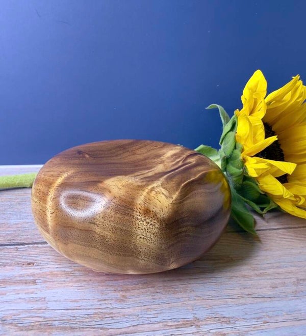 Pillow trinket dish - Quilted Blackwood