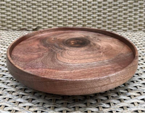 Cake plate/dish - Black Walnut