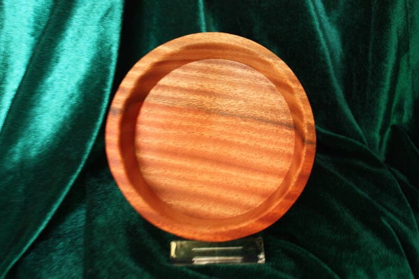 African Mahogany Mini Cheeseboard & Snack Bowl -01246