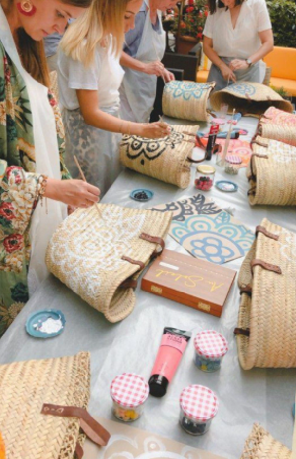 PAINTED BEACH BAG WORKSHOP,