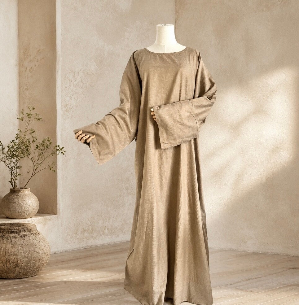 Linen Cotton Abaya