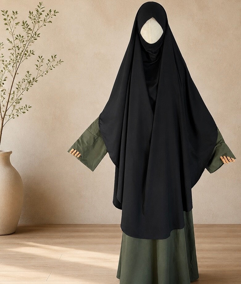 Cotton & Viscose Khimar Long