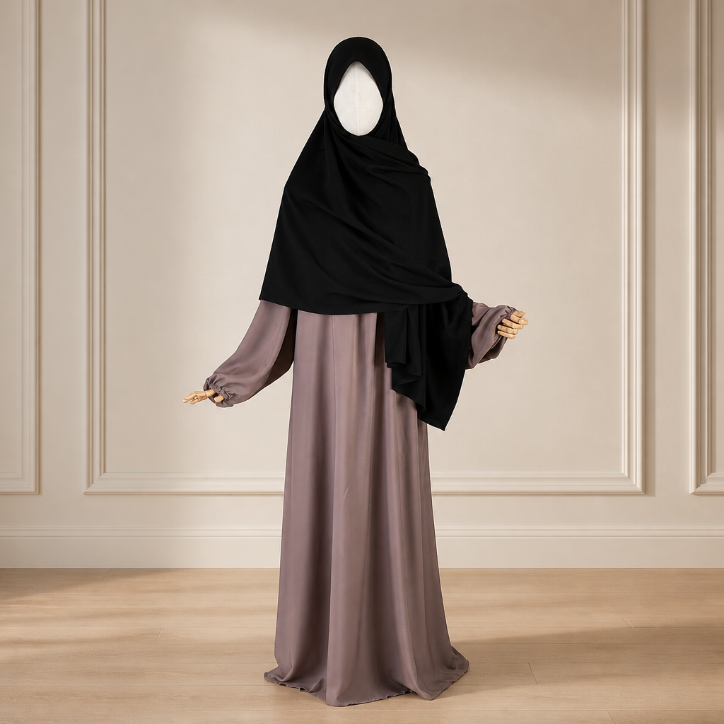 Balloon Sleeve Abaya -Nida