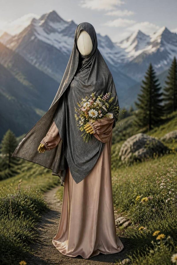 Balloon Sleeve Abaya -Nida