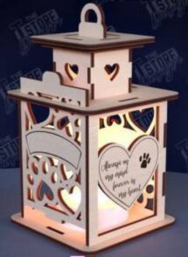 memorial lantern - Paw
