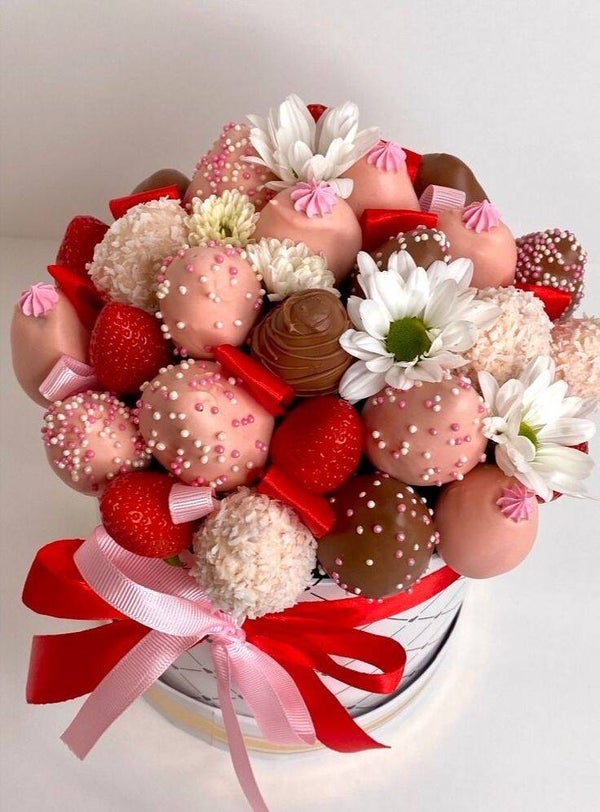 Belgian chocolate covered strawberry Birthday boxes