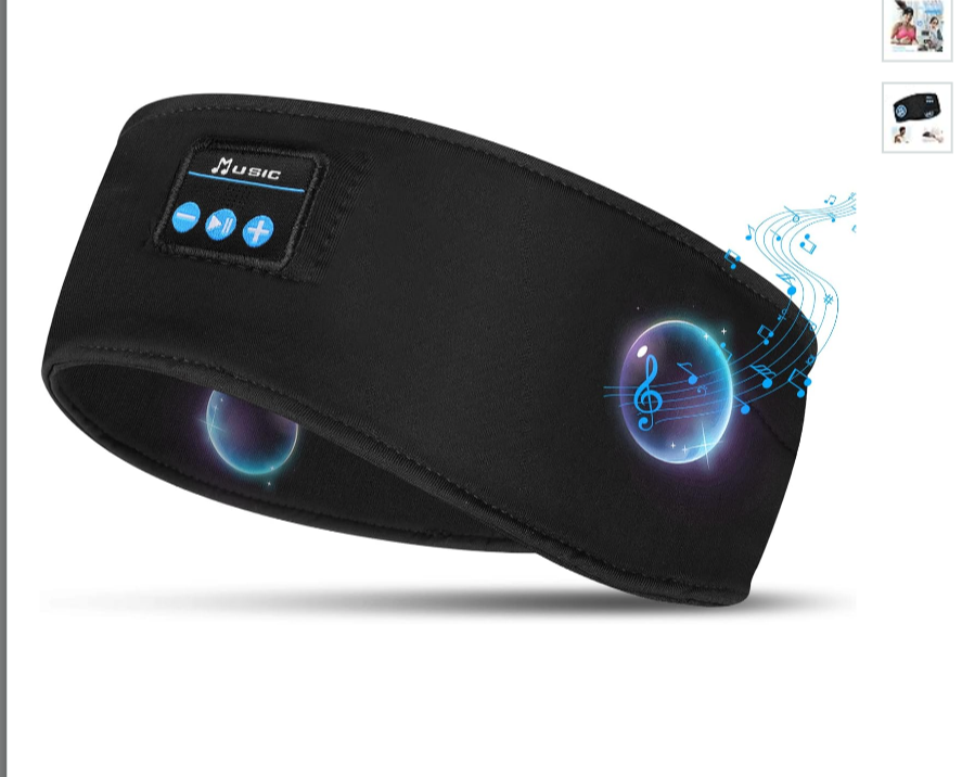 Bluetooth headband for music for tinnitus