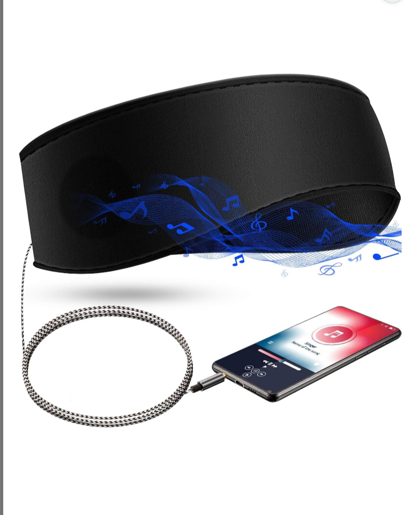 Corded headband for tinnitus