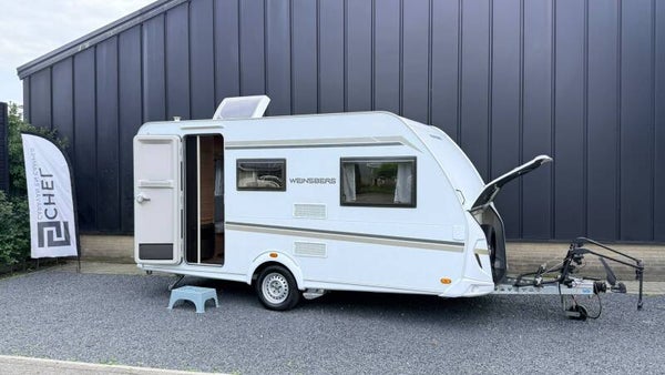 Weinsberg CaraOne 420 QD met o.a. ENDURO Mover + DOREMA Voortent + THULE Fietsendrager +