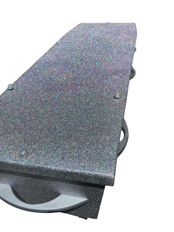 Holografisch zilver doodskist