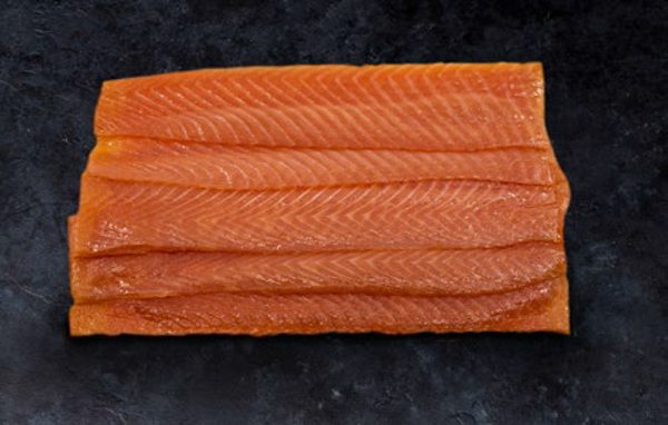 Koudgerookte zalm, 200 gram