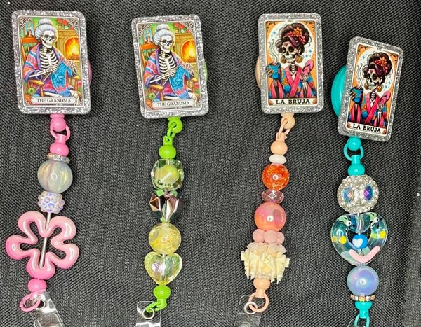 Beaded Badge Pulls