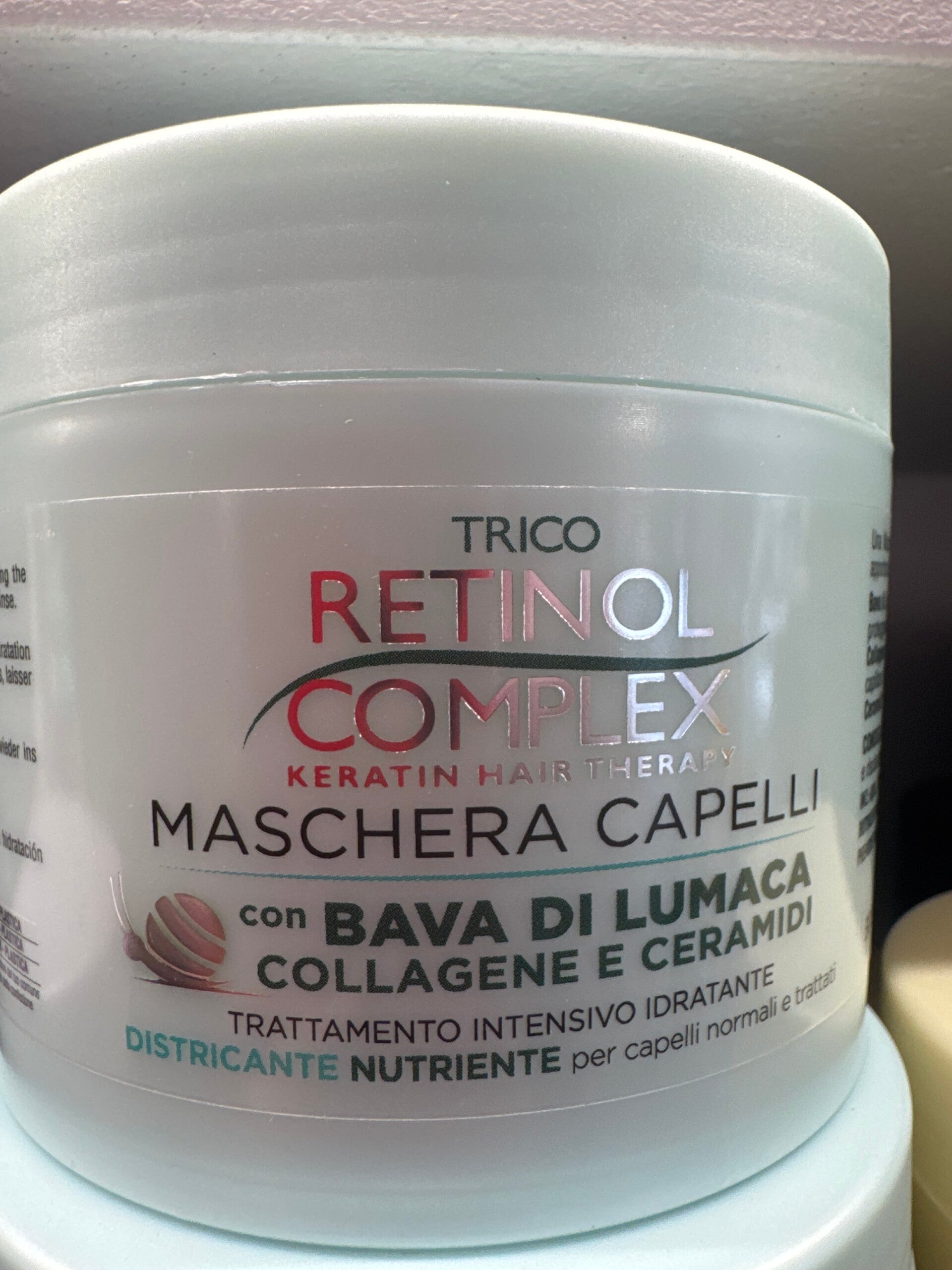 MASCHERA RETINOL COMPLEX BAVA DI LUMACA COLLAGENE E CRRAMIDI 300 ML