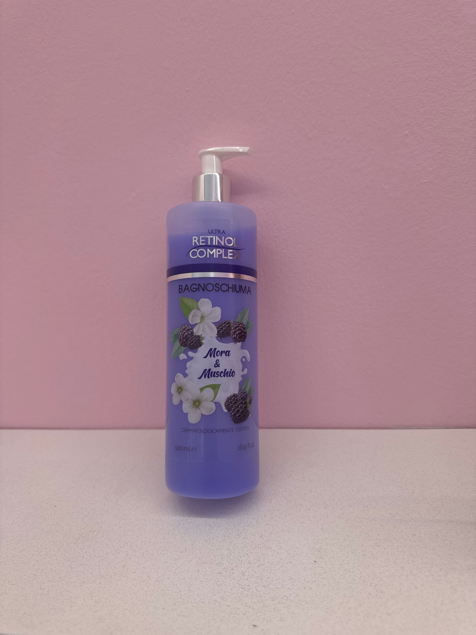 Bagnoschiuma retinol complex mora e muschio