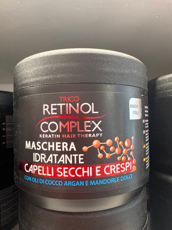 MASCHERA RETINOL COMPLEX CAPELLI SECCHI E CRESPI 500 ML