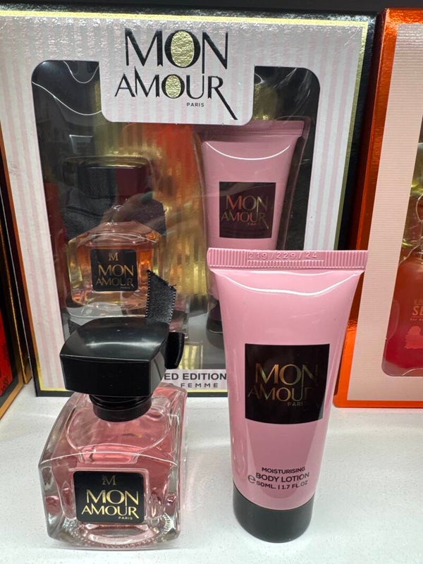 CONFEZIONE REGALO MON AMOUR 50 ML PROFUMO + CREMA CORPO