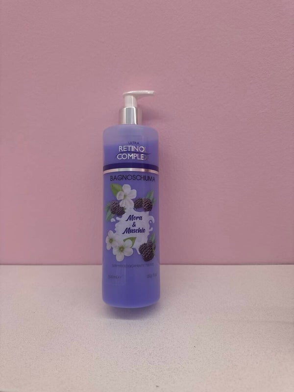 Bagnoschiuma retinol complex mora e muschio