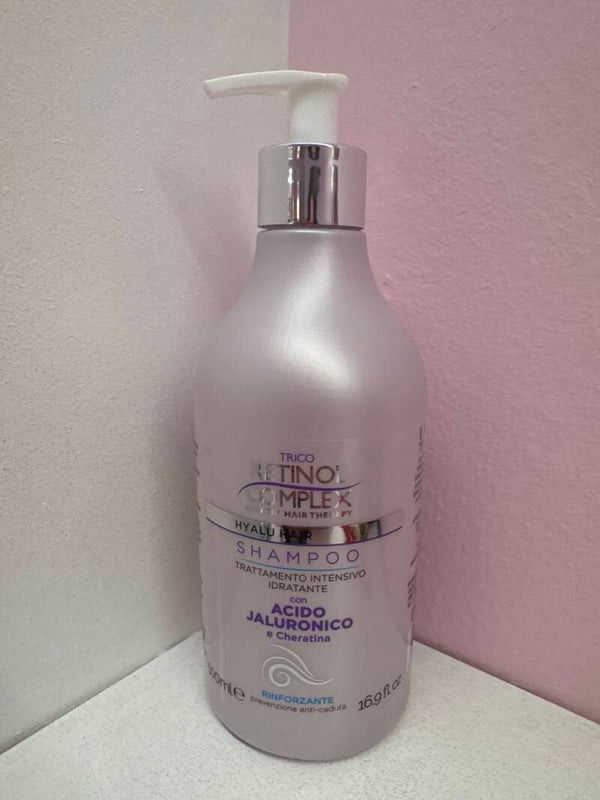 SHAMPOO RETINOL COMPLEX ACIDO JALURONICO E CHERATINA 500ML