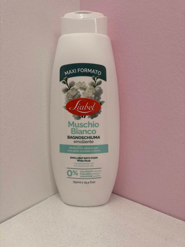 Bagnoschiuma liabel MUSCHIO BIANCO 750ML