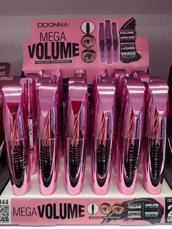 MASCARA MEGA VOLUME BLACK WATERPROOF