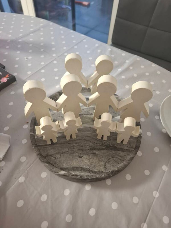Bsp. Gips Figuren "Familie"