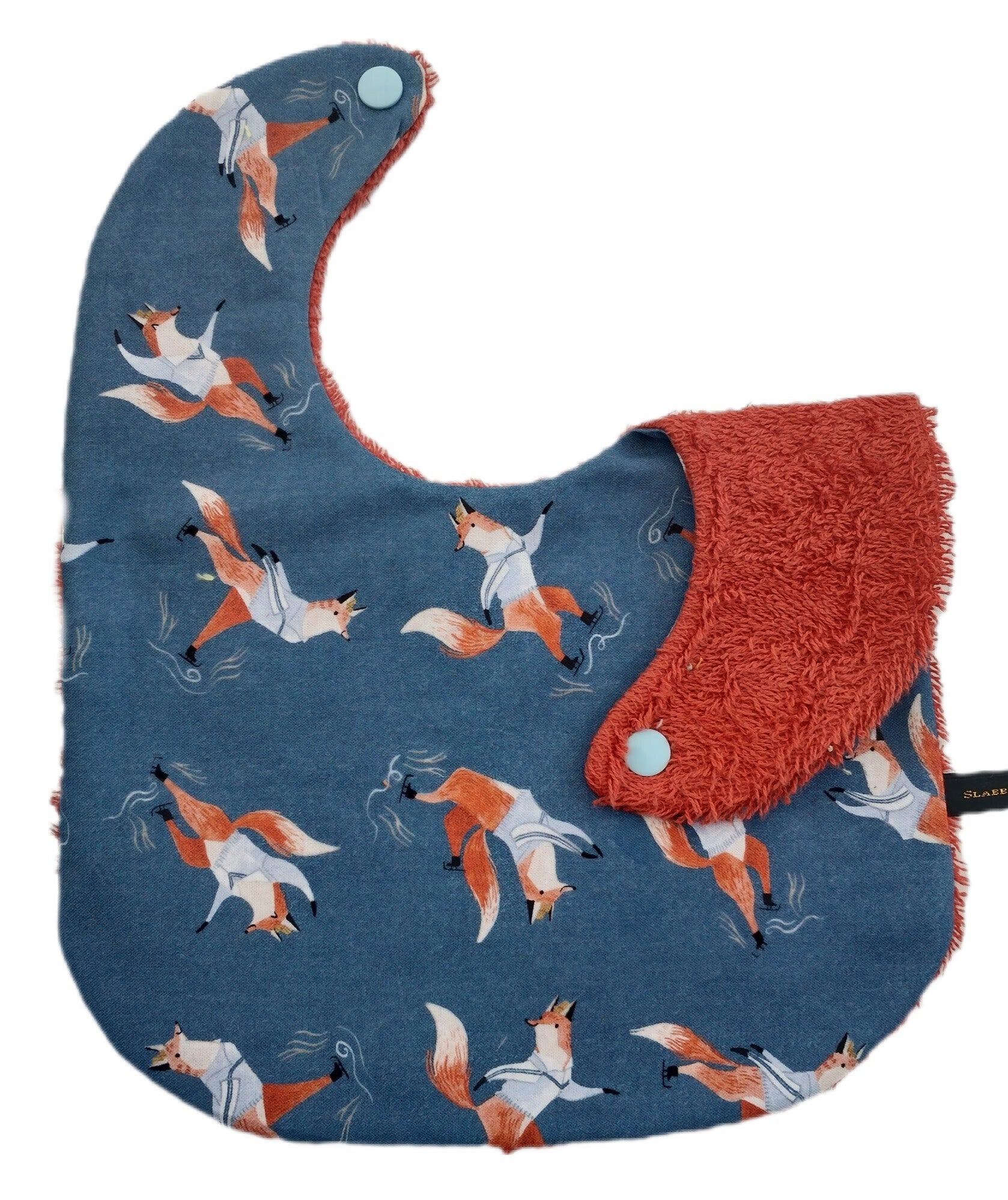 Slabbetje schaatsende vosjes