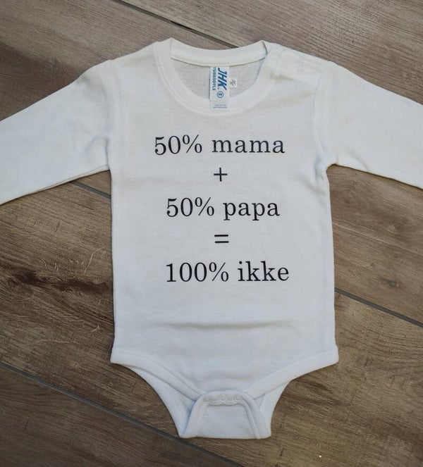 Rompertje '50% mama + 50% papa'