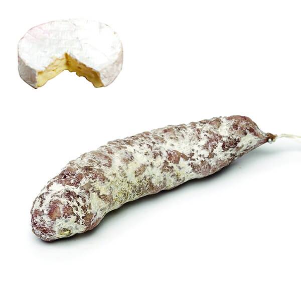 Saucisson Sec au Camembert - Fabrication Artisanale en Auvergne | Saucifl'Art