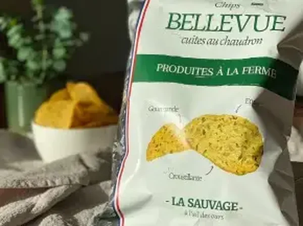 Chips Fermière à l'ail des ours- La Sauvage - Saucifl'Art