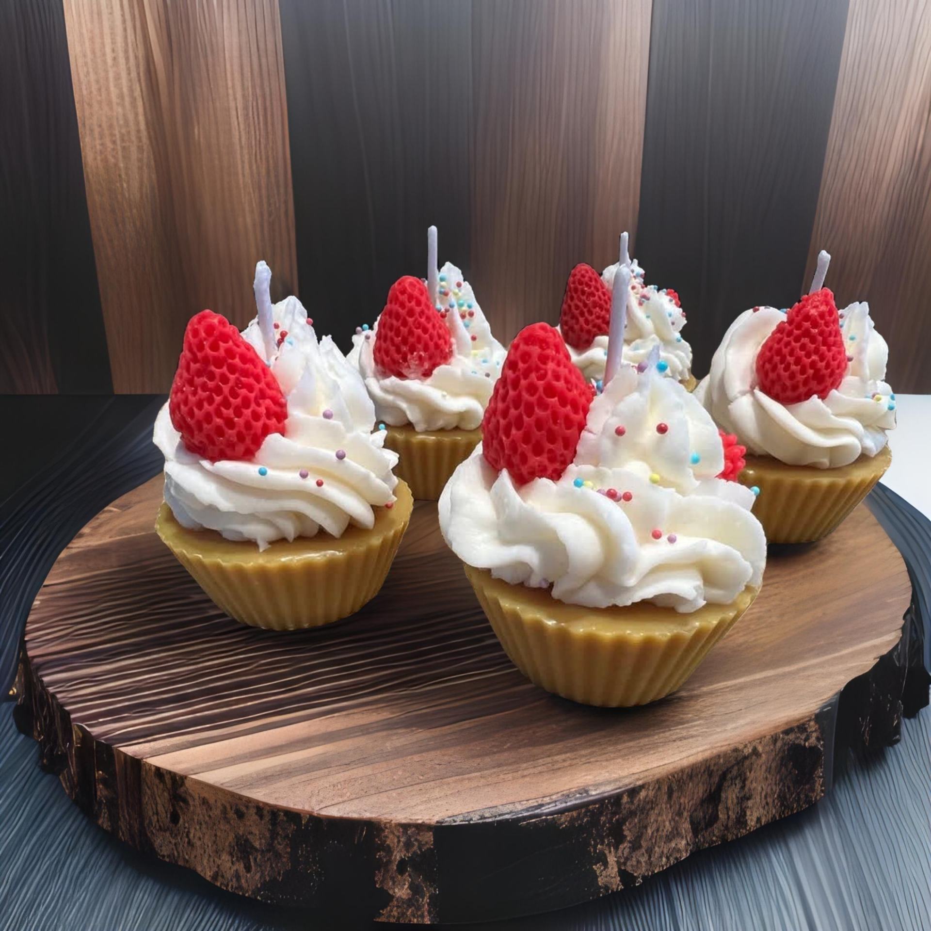 La bougie gourmande minicupcake