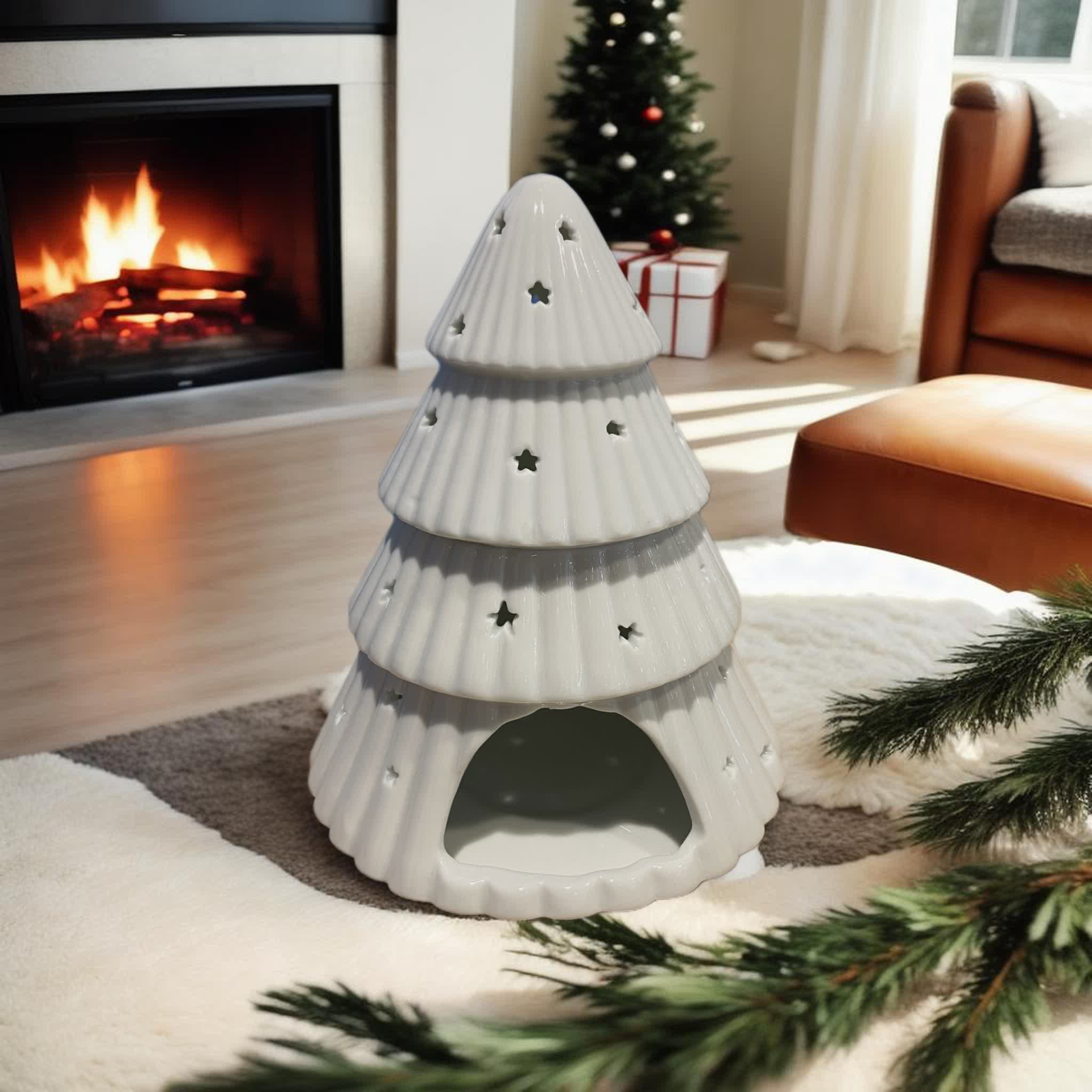 le brule parfum photophore sapin