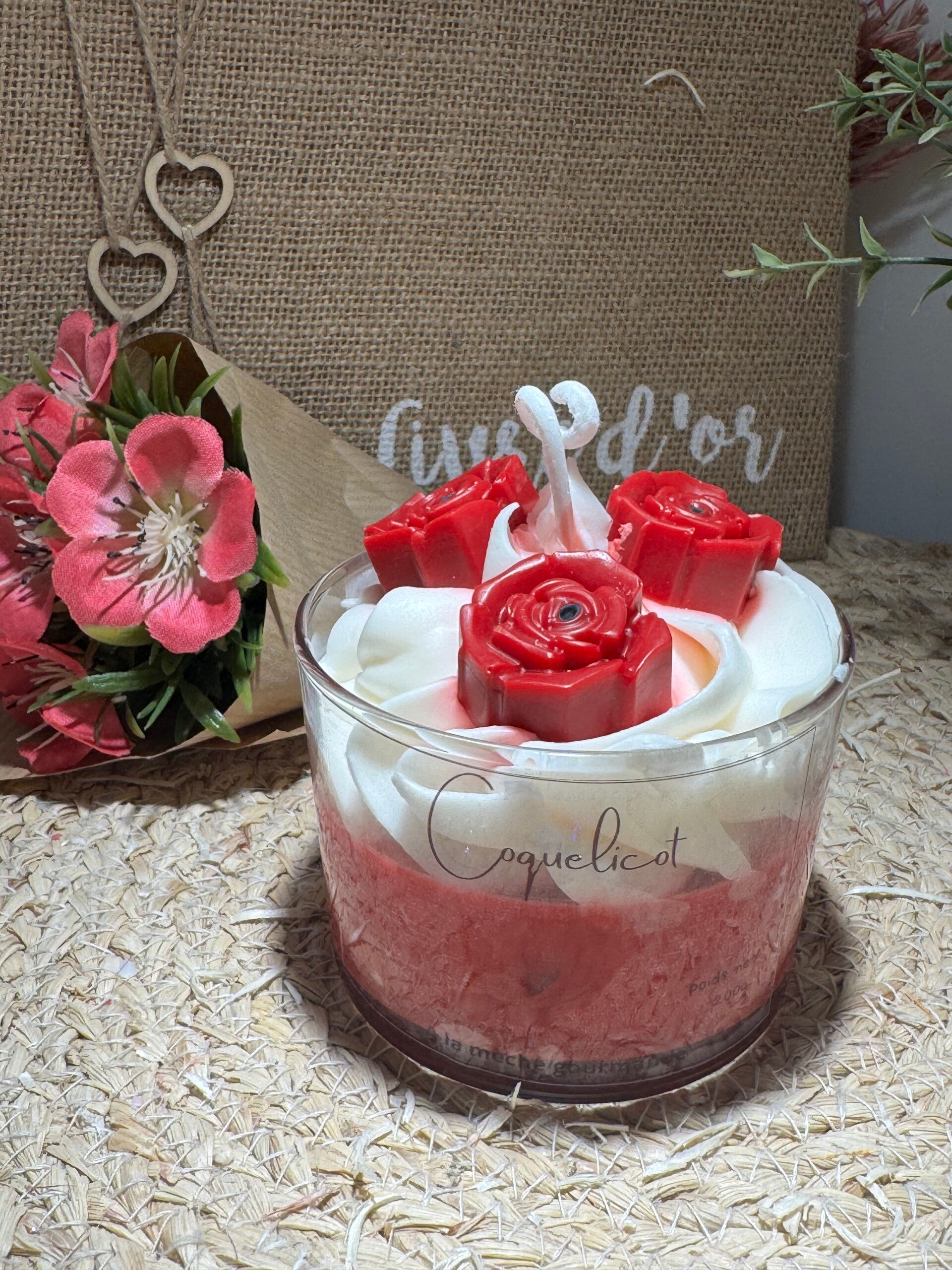 La bougie coquelicot