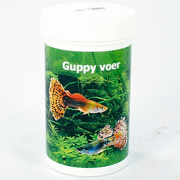 Guppy voer 100ml - dagelijkse voeding voor guppen