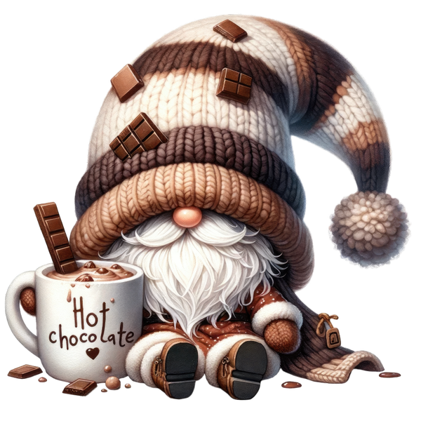 🪄 Bügelbild „Schokowichtel“ – süßes DTF-Motiv zum Aufpressen