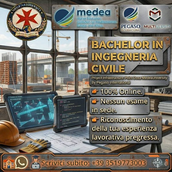 Bachelor in Ingegneria Civile (Civil Engineering)