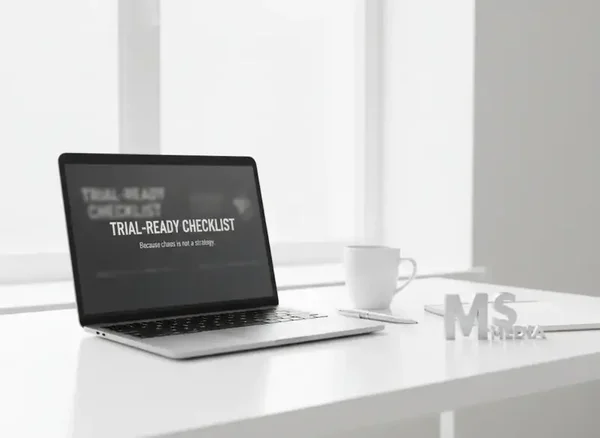 Trial Ready Checklist 2026 (Word- editable Version) "Because Chaos is Not a Strategy"
