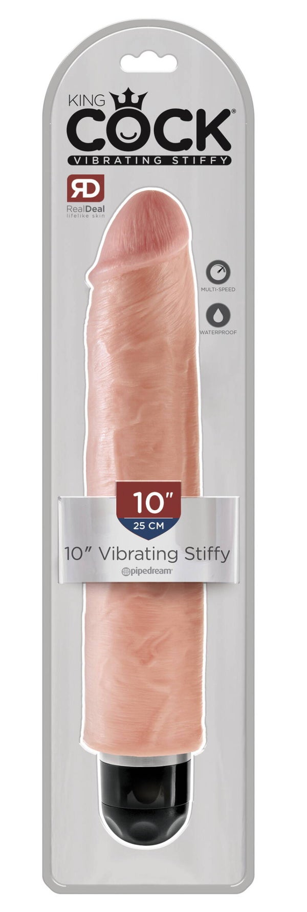 PIPEDREAM - KING COCK 10 VIBRATOR 25CM
