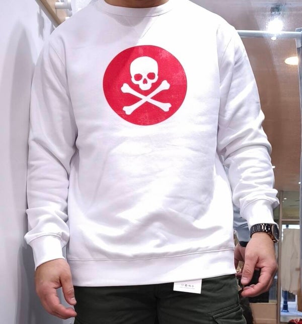 Sudadera estampada calavera o esquiador