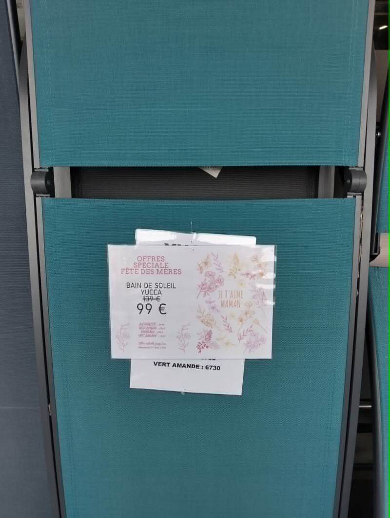 Bain de soleil à 99€
