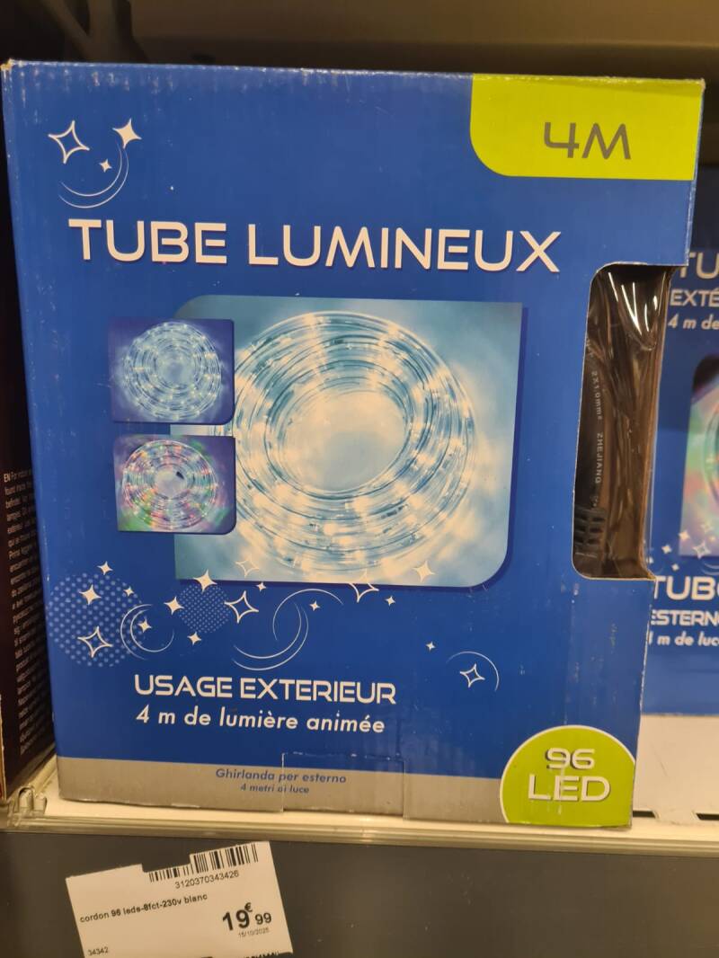 Tubes lumineux 9.99 € 