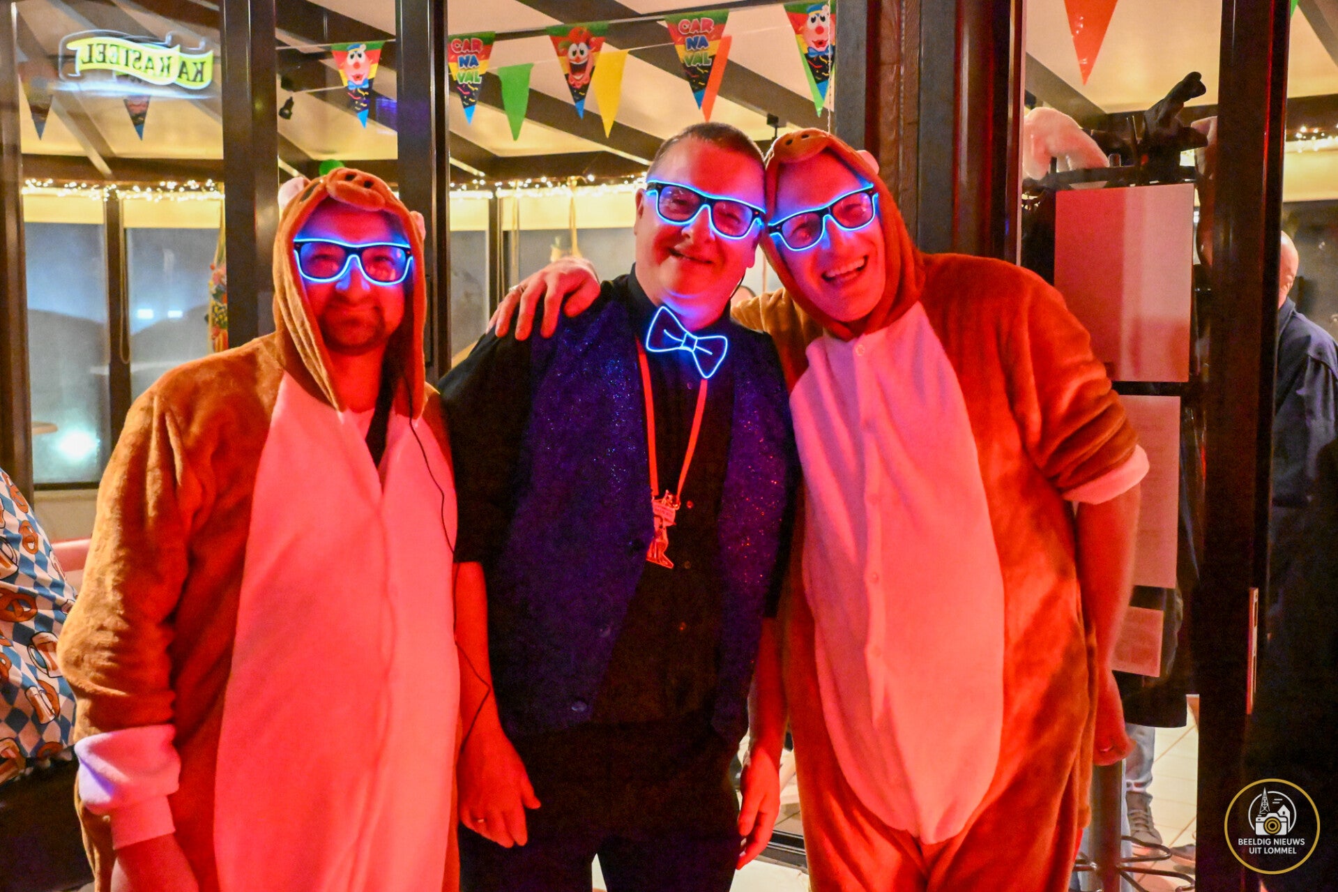 Marc Best Bert, Nick en Marc best verklede groep op Halfvastenbal CV De ...