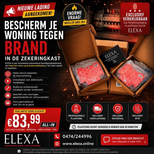 Aerosol Blussysteem - Inclusief plaatsing mogelijk