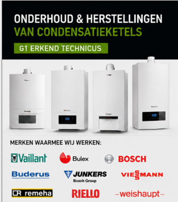 Onderhoud verwarmingsketel op aardgas