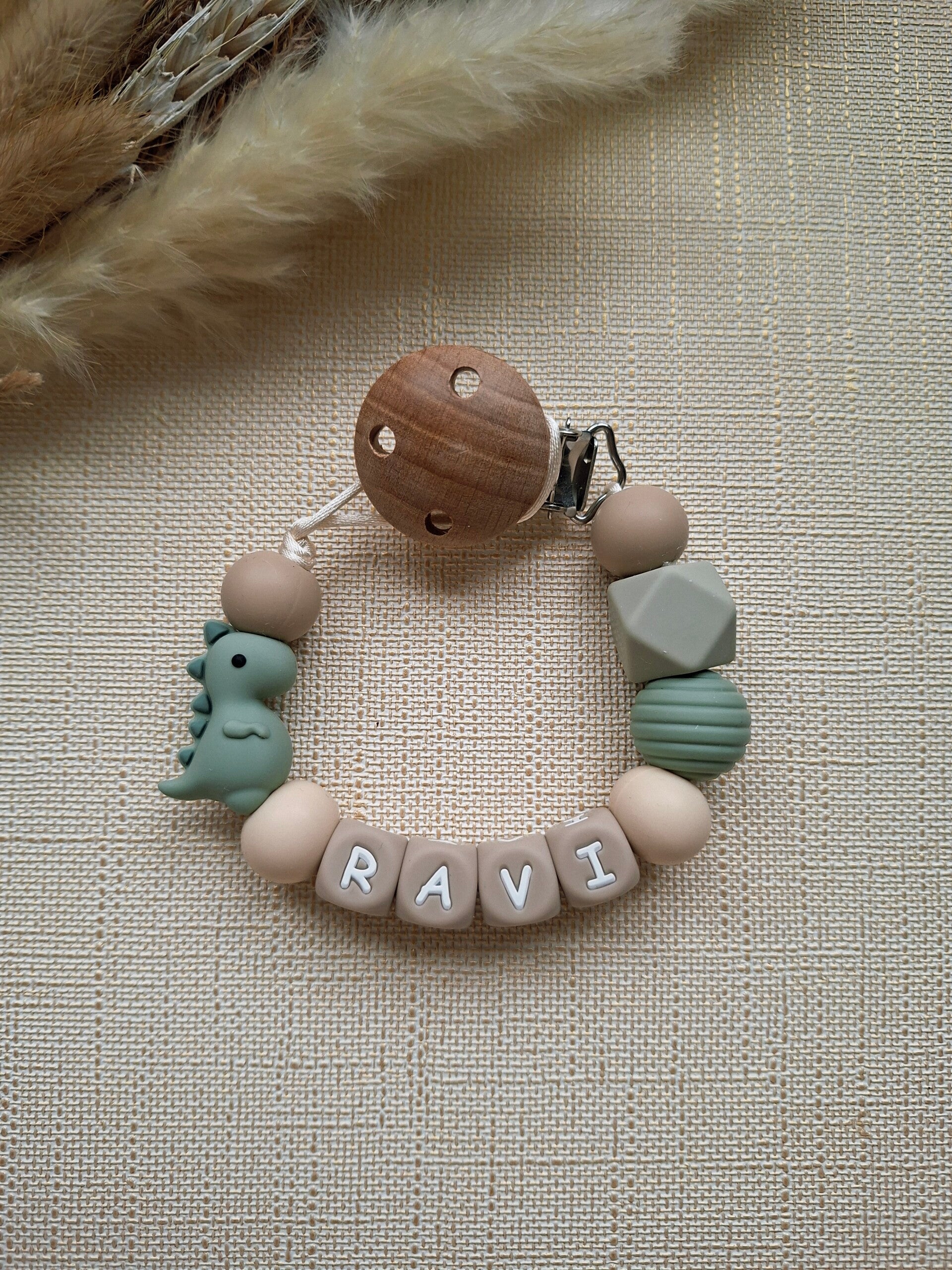 Speenkoord Dino met naam