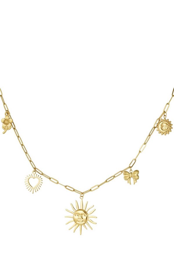 Ketting Zon - Goud