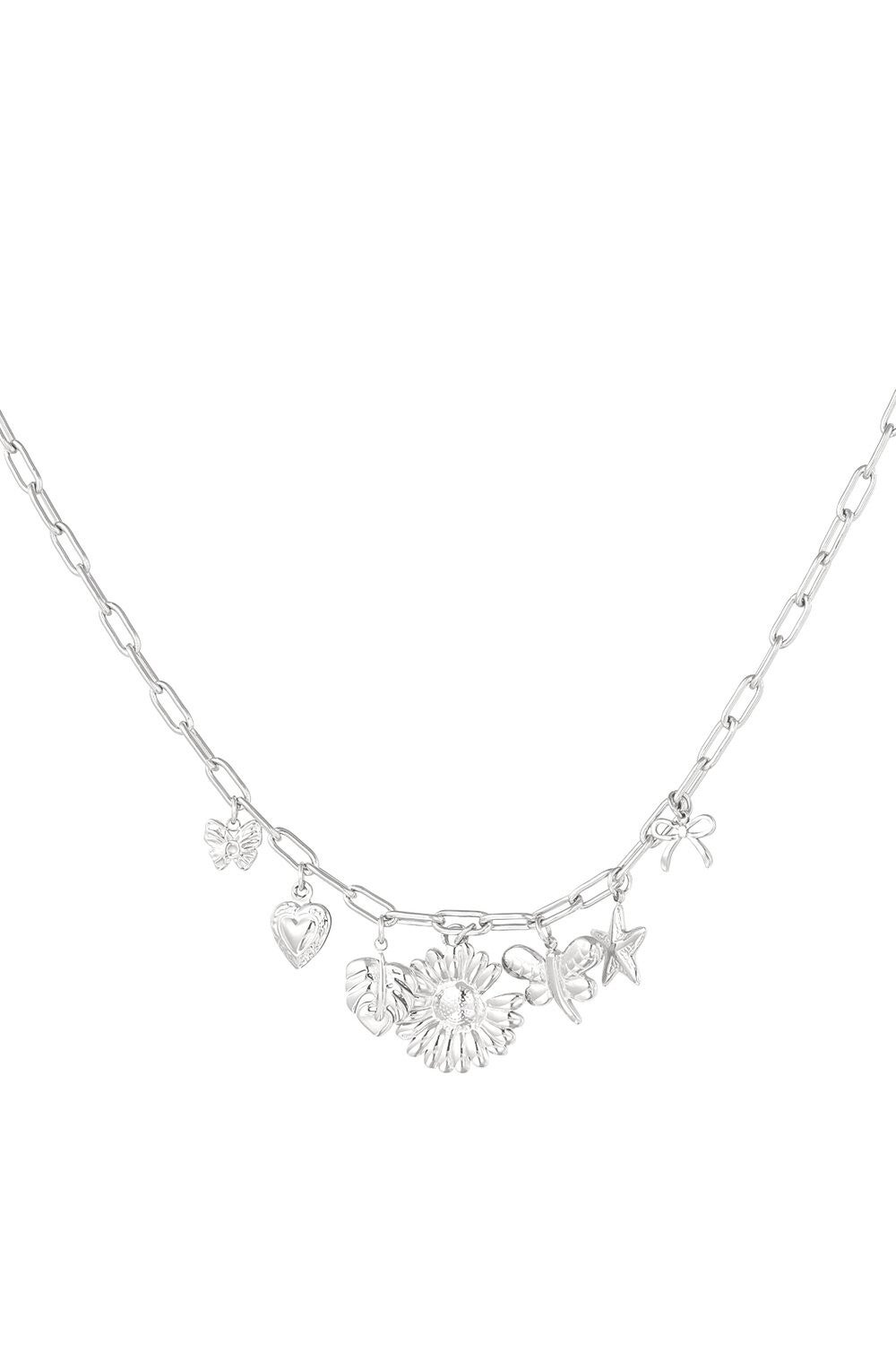 Ketting Botanical Bliss - Zilver