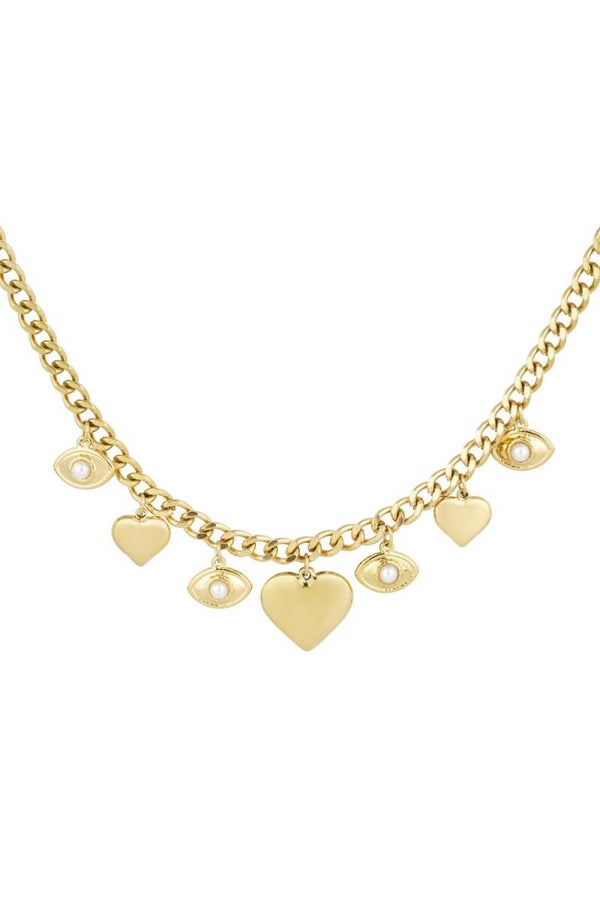 Ketting Eye on the Price - Goud