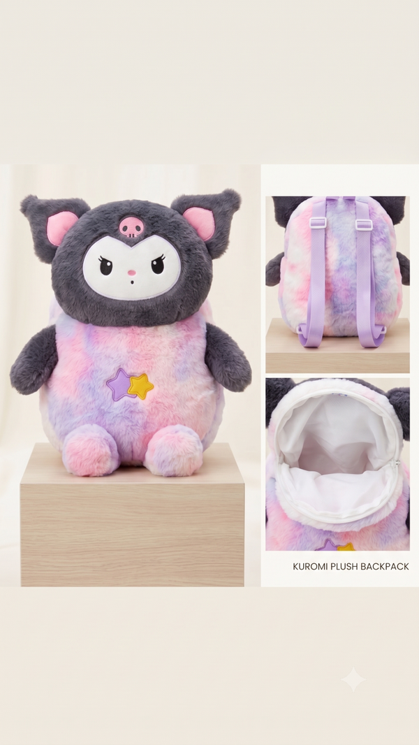 Kuromi Plush Backpack