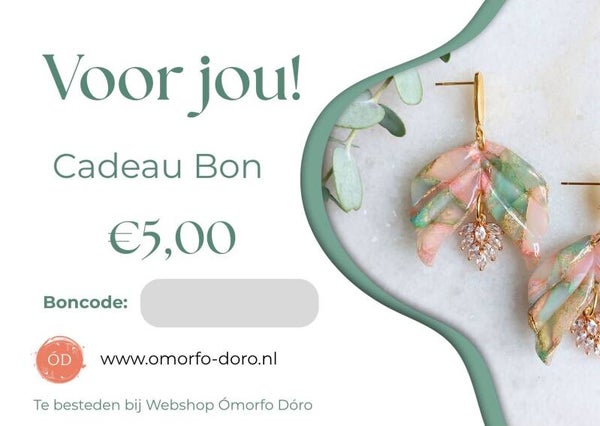 Cadeau Bon Voor jou!